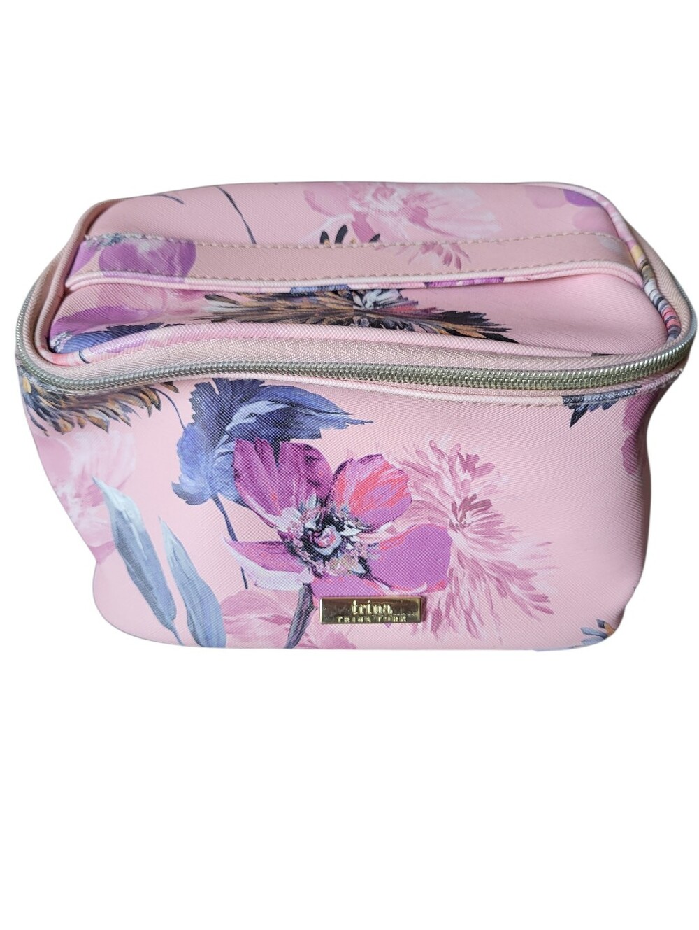 Trina Turk Floral Cosmetic Bag Pink